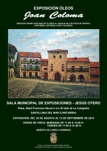 Exposicion de Joan Coloma en Santillana del Mar