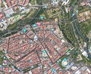 La Pamplona más claramente hipodámica