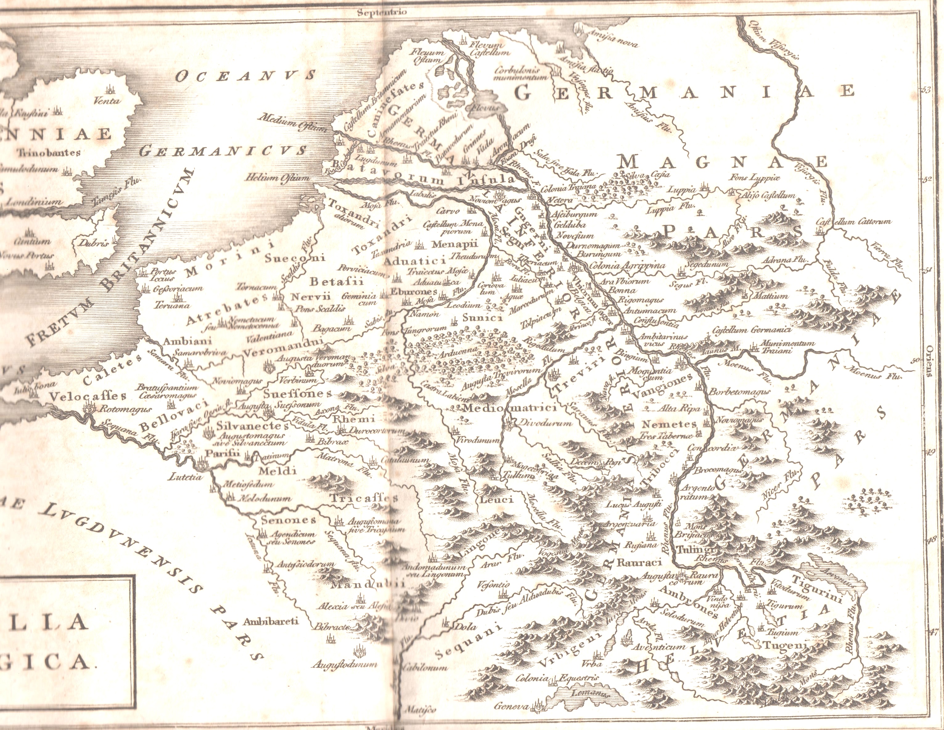 La Galia Belgica frontera con el horror