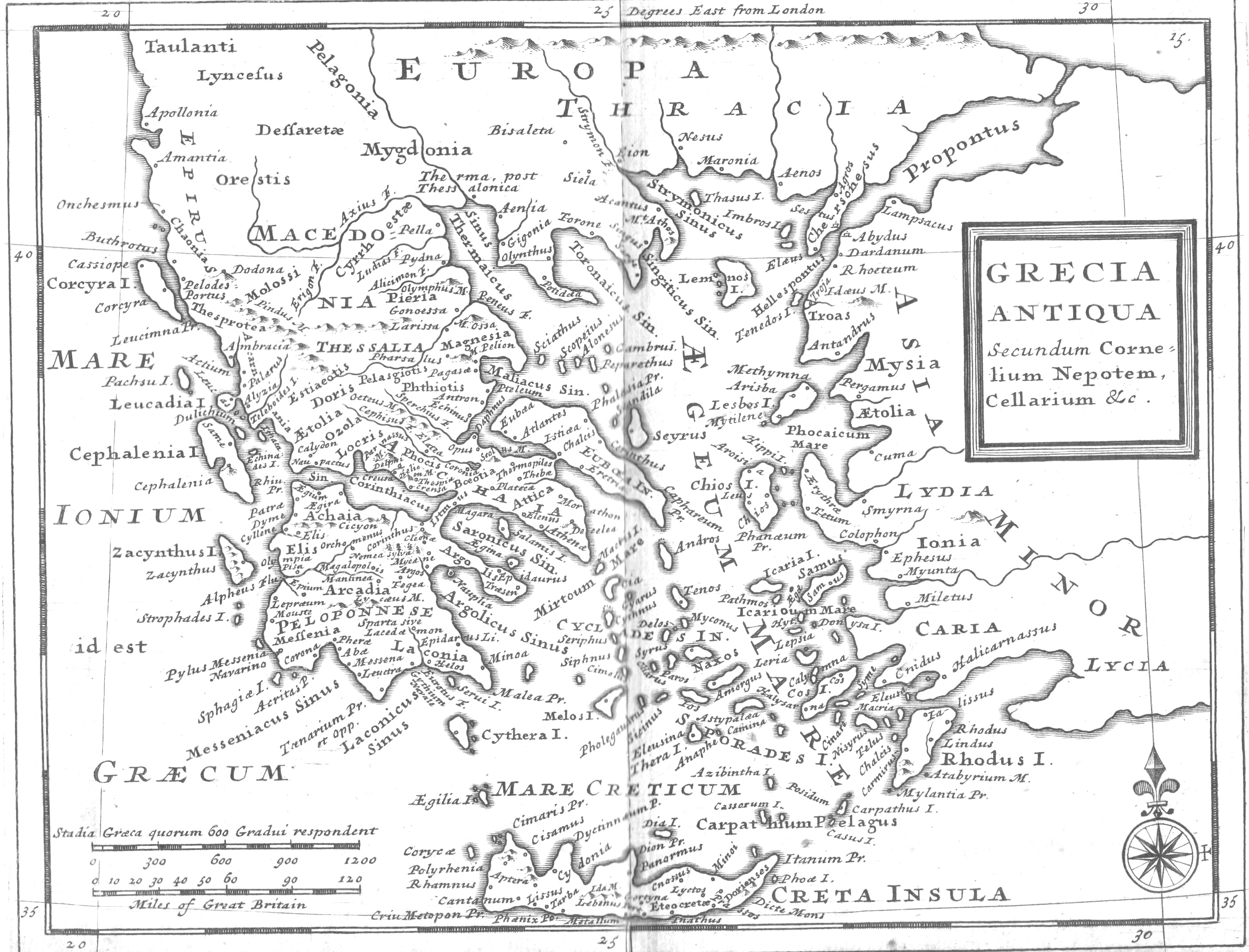Los mapas de Moll contemporáneo de Cellarius