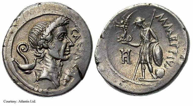 Egipto Antiguo 202 Julio César monedas Imperios y Egipto