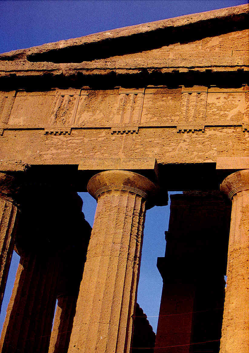 Templo de la Concordia en Agrigento Sicilia