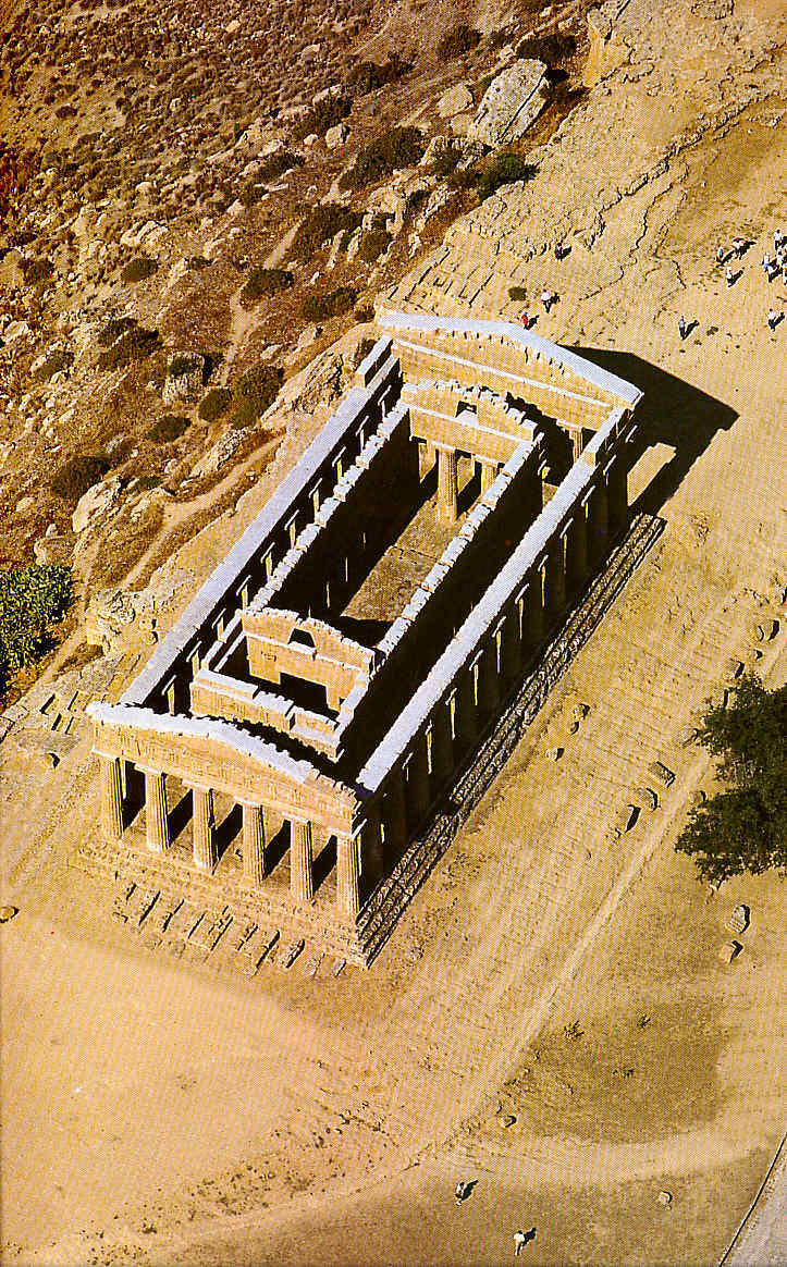 El Templo a Cástor y Pólux en Agrigento Sicilia