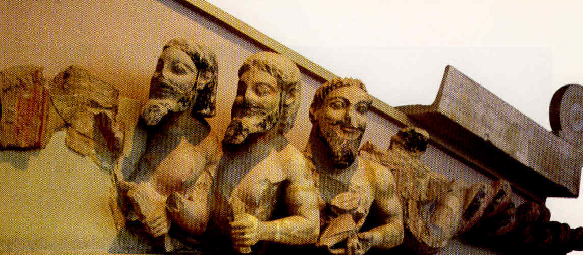 Ejemplos de estatuas antes del 480
