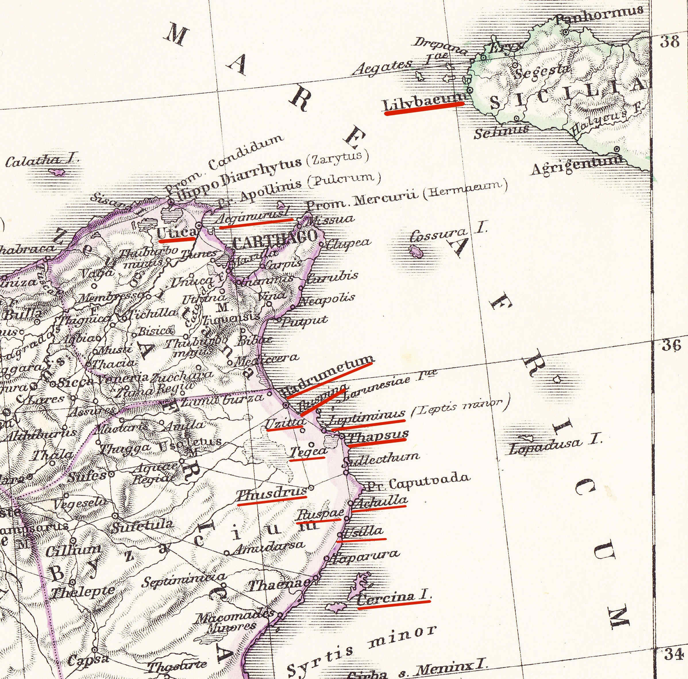 Egipto Antiguo 151 Movimientos navales en Leptis Minor