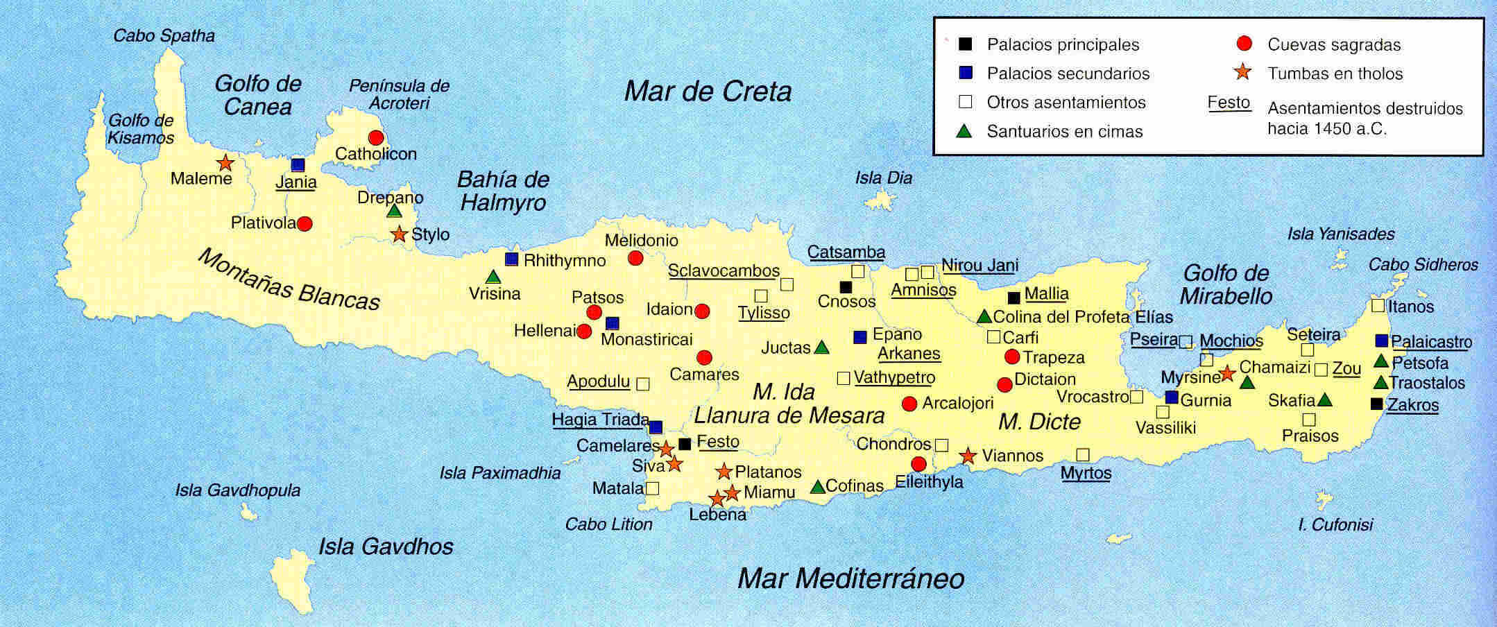 Otros Palacios Civilización minoica en Grecia clásica 7
