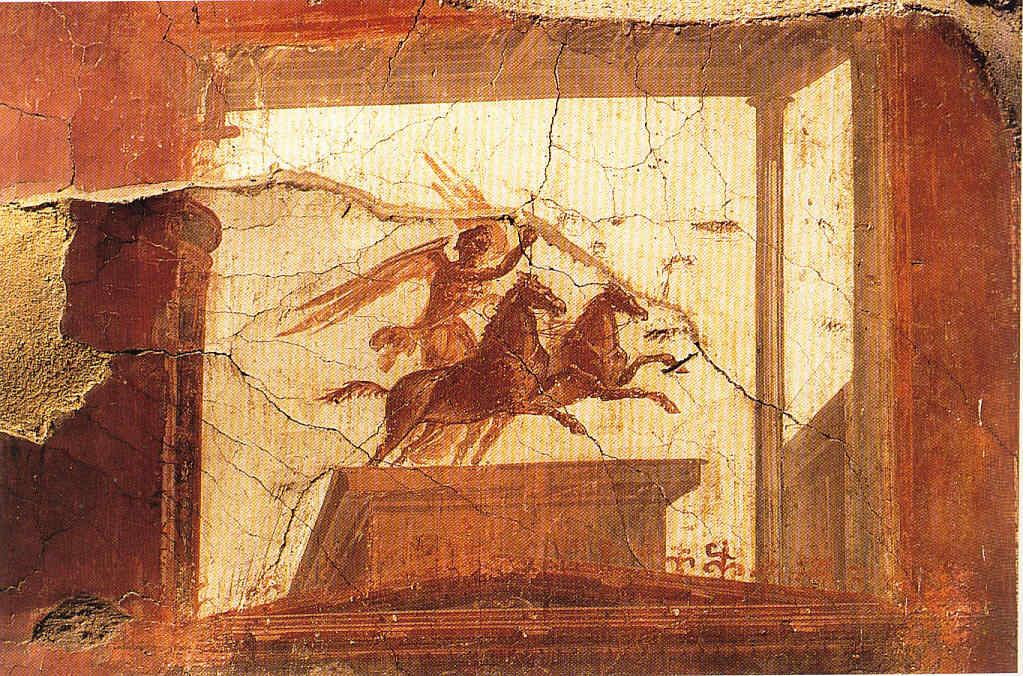 Pintura 10 Sirmione Herculano y el Vesubio