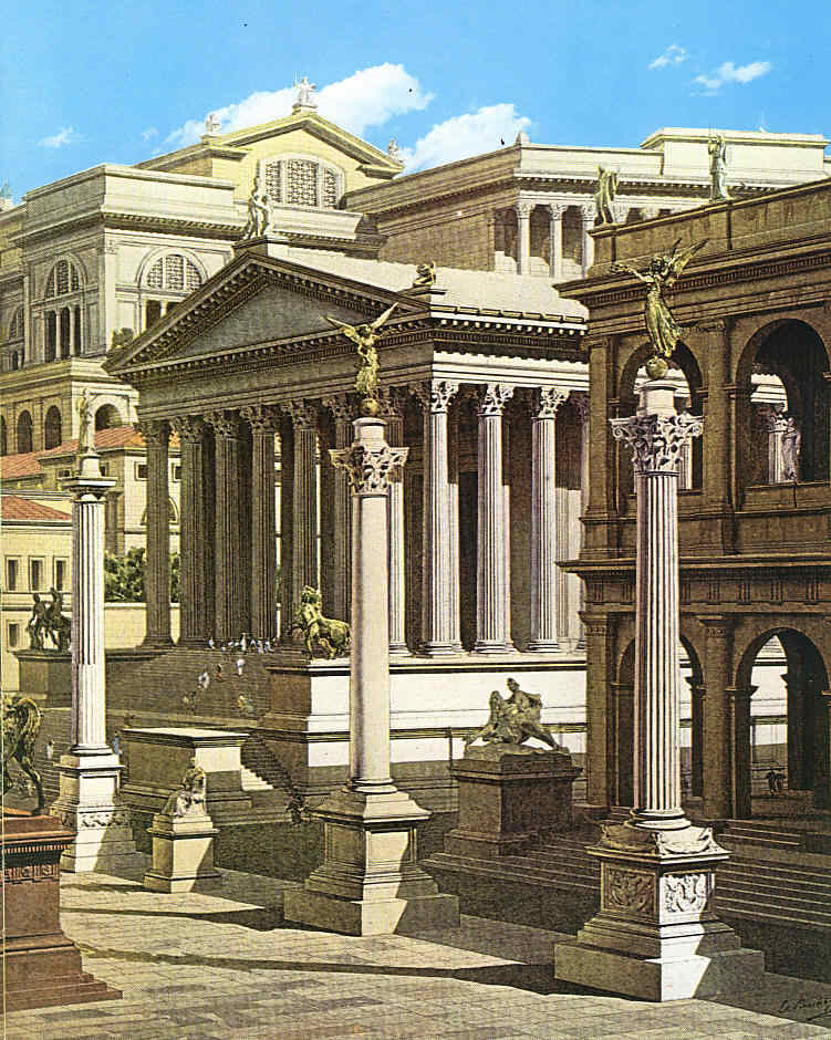 Pintura 16 Una corta visita a la Roma imperial
