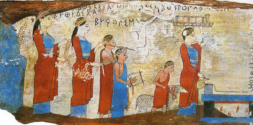 Pintura 6 Grecia imitando a Egipto