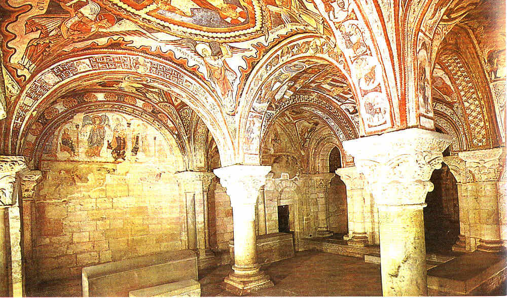Techos románicos con artesonados y pinturas La Pintura 113 