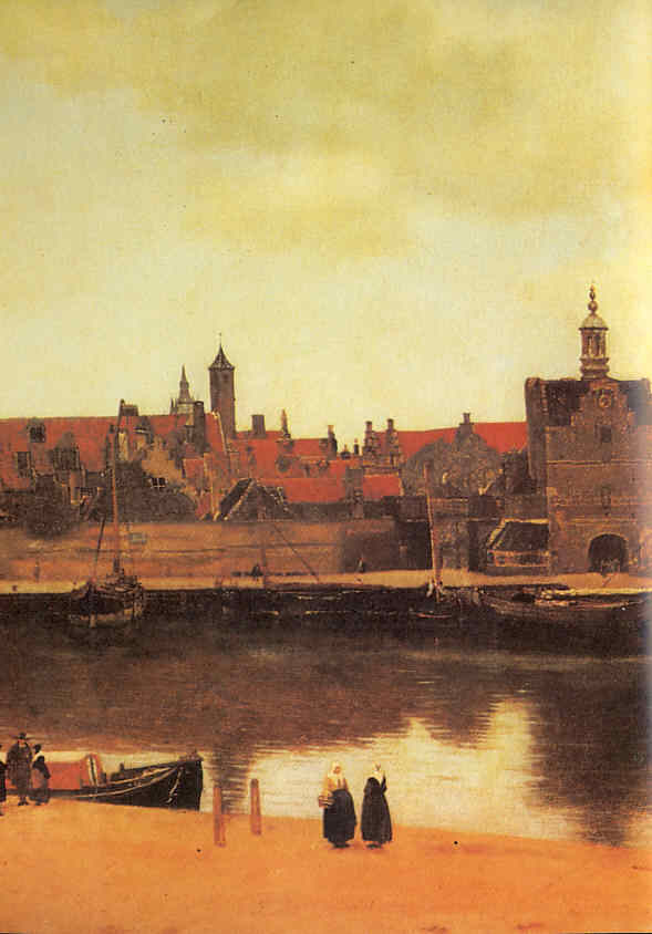 Jan Vermeer pinta su ciudad Delft La Pintura 105