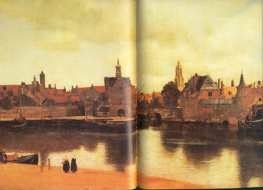 Jan Vermeer pinta su ciudad Delft La Pintura 105