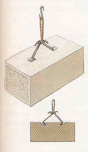 Segunda forma de izar bloques de piedra