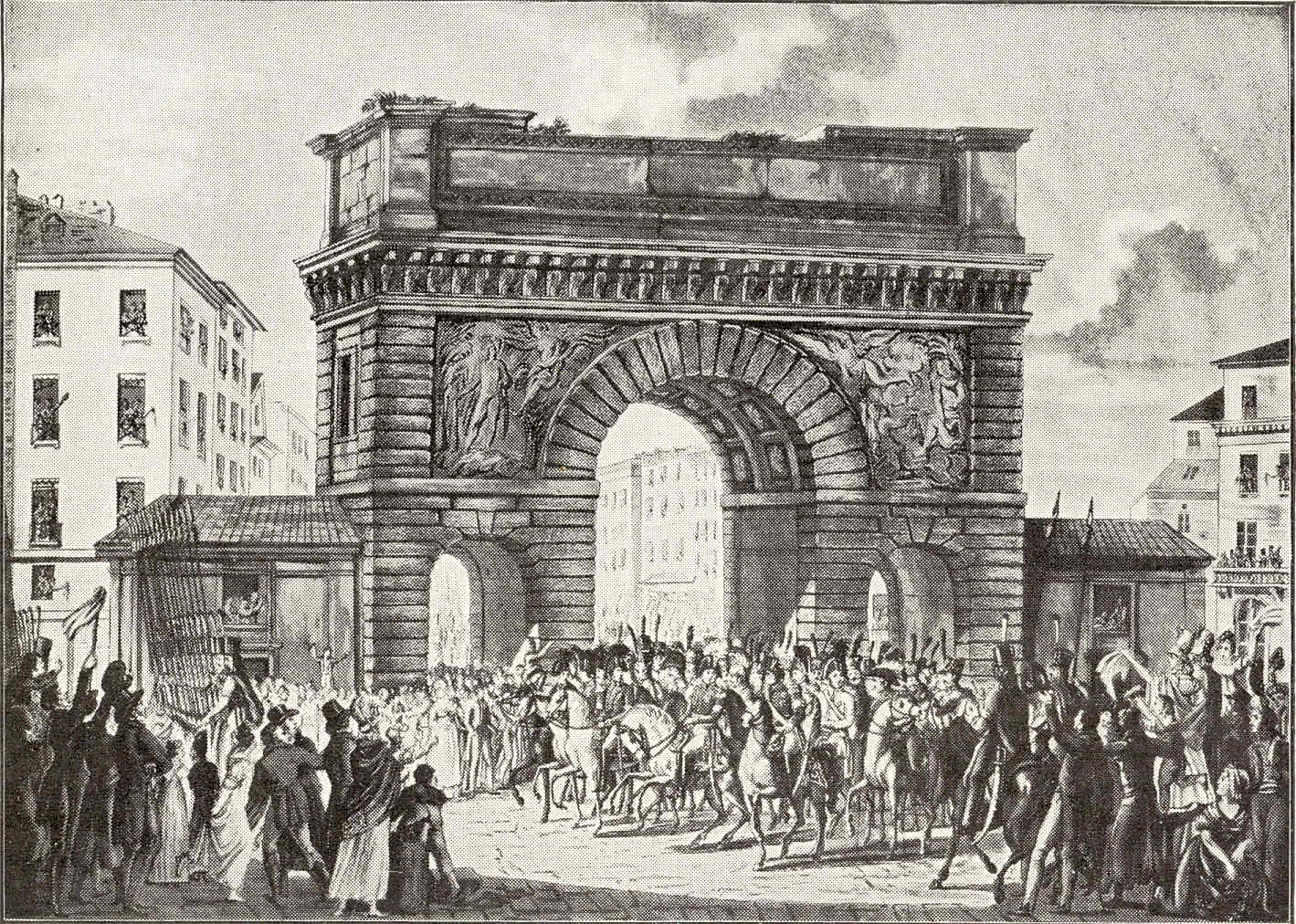 París 56 1814 Los aliados ocupan París Fontainebleau Luís XVIII