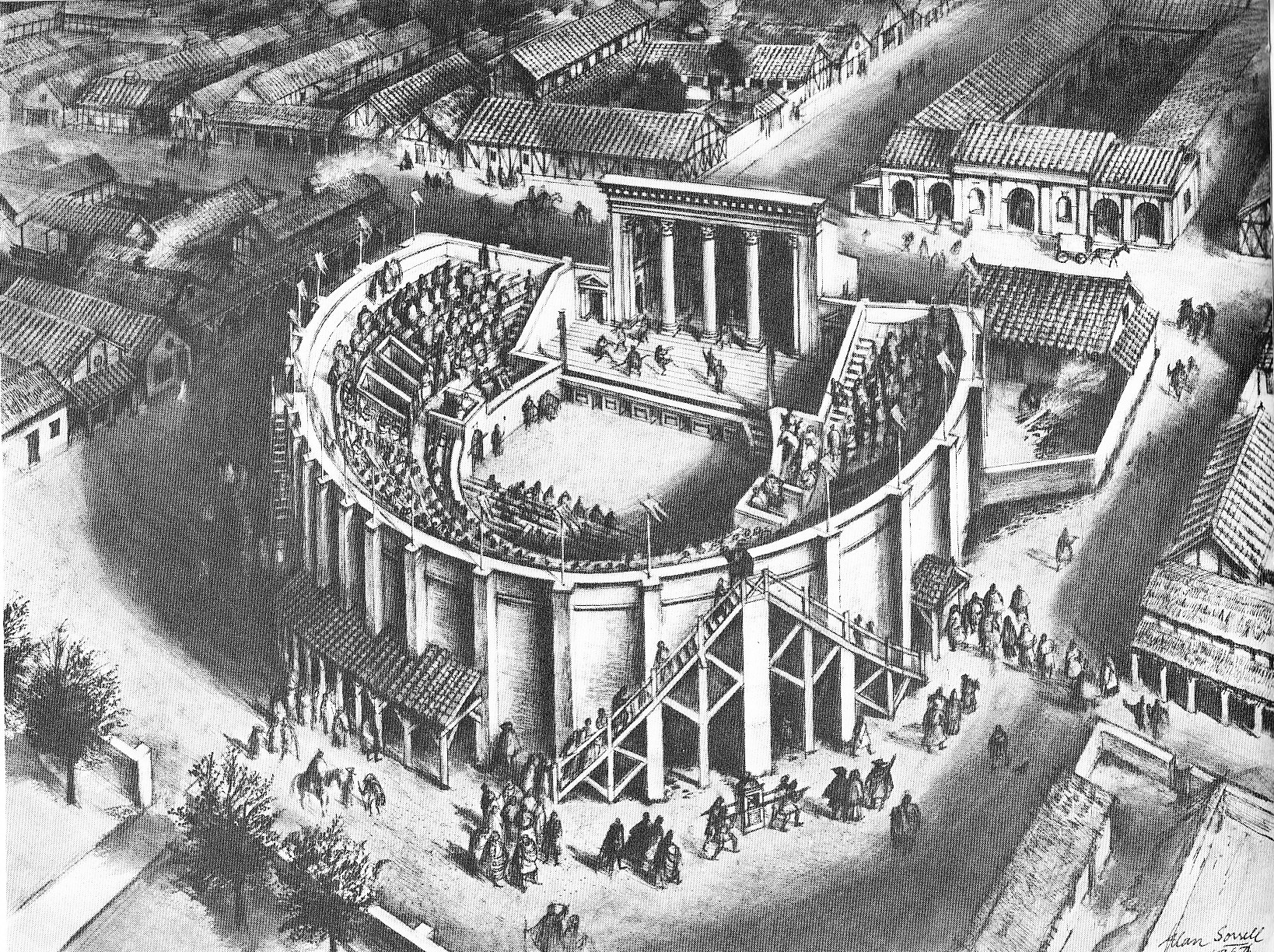 Egipto Antiguo 208 Anfiteatros en la vida romana