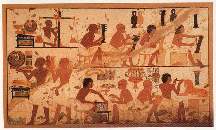 La vida en el antiguo Egipto Arte